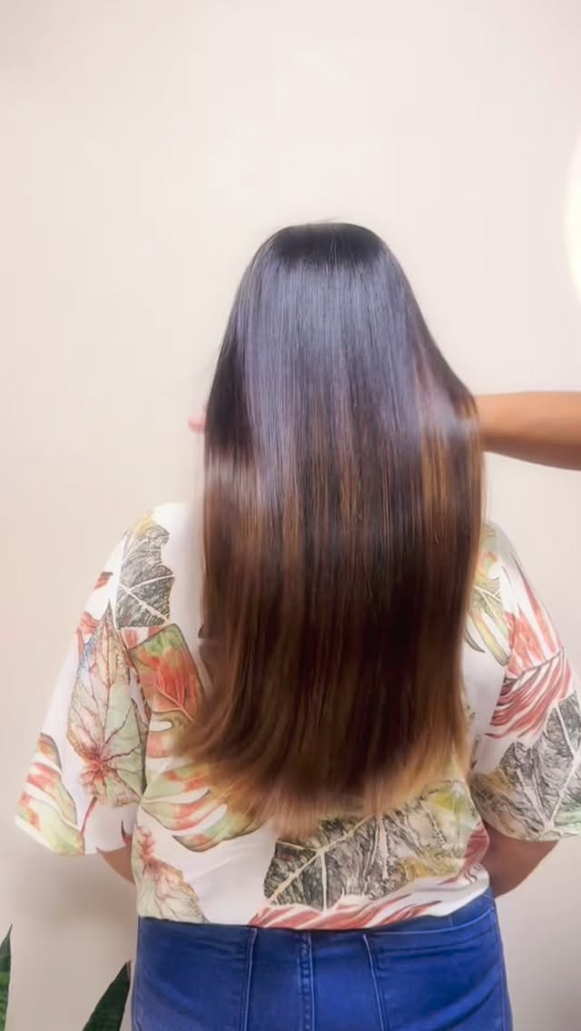 Cabelo com tratamento Keune